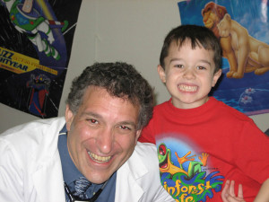 Dr. Kouides and Patient Zach